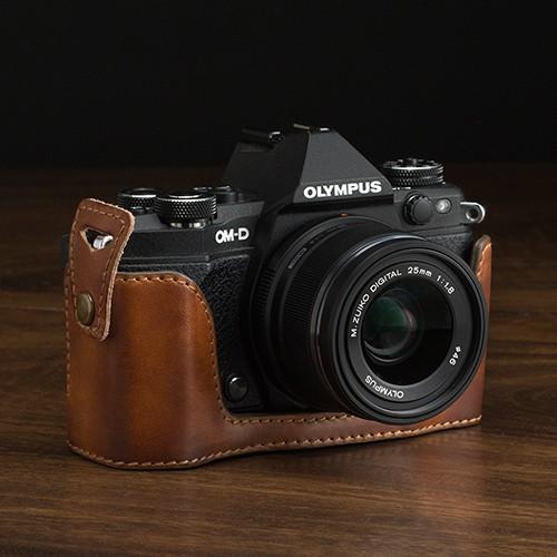 在庫処分セール Kaza Olympus Om D E M5 Mark Ii 専用ハーフレザーケース 短納期 早者勝ち New Lmms Org