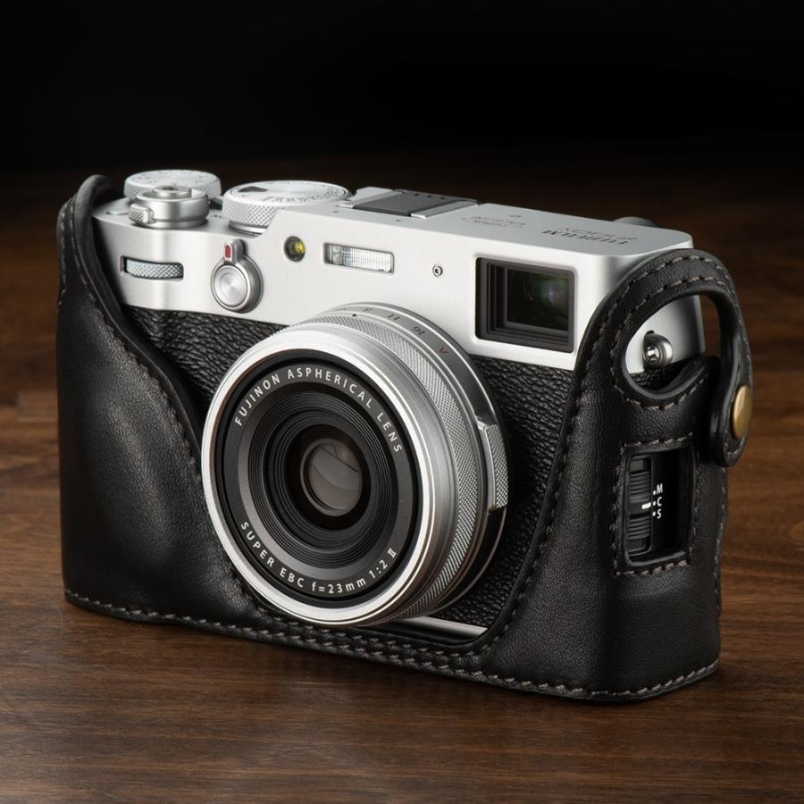 売切りセール｜KAZA FUJIFILM X100V専用 ハーフレザーケース