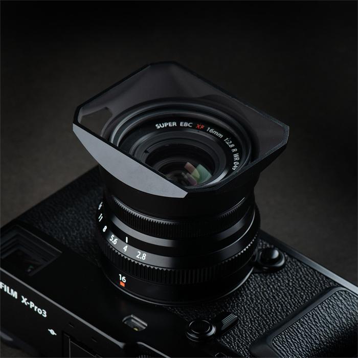 スクエアフード FUJIFILM XF16mm f2.8 R WR専用 角型アルミ スクエアフード FUJIFILM XF16mm f2.8 R WR専用 角型アルミ