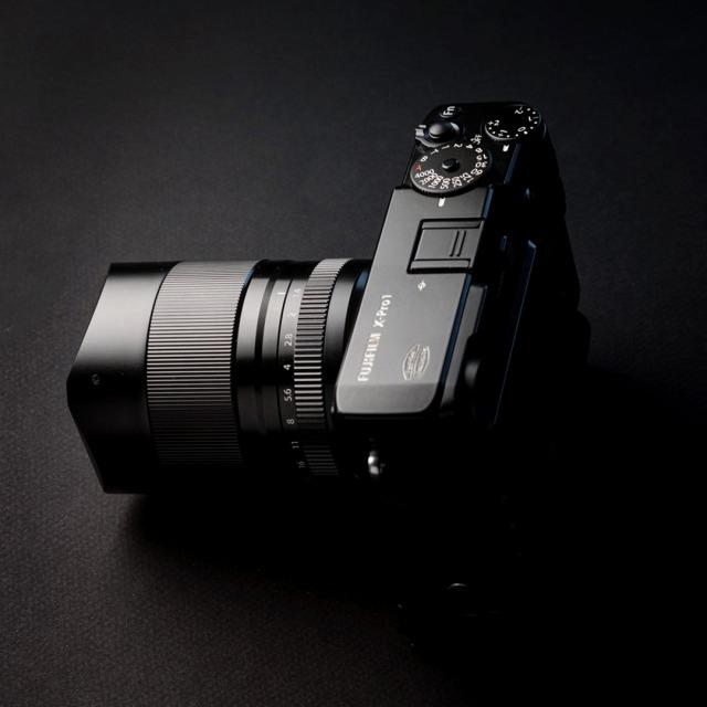 【美品】FUJINON XF23mm F1.4 R LM WR＋純正角形フード スクエアフード FUJIFILM XF33mm/23mm f1.4 R LM WR専用アルミフード