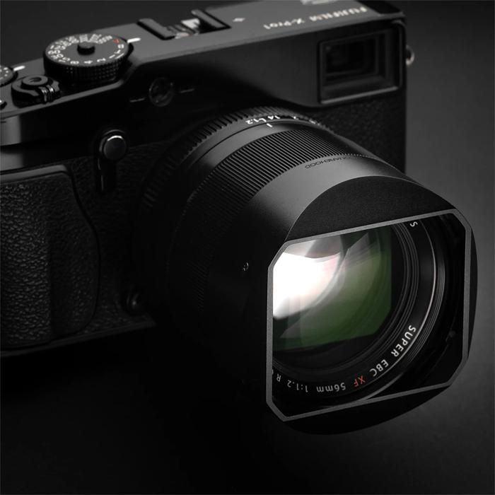 スクエアフード FUJIFILM XF56mmF1.2R専用 角型アルミフード スクエアフード FUJIFILM XF56mmF1.2R専用 角型アルミフード