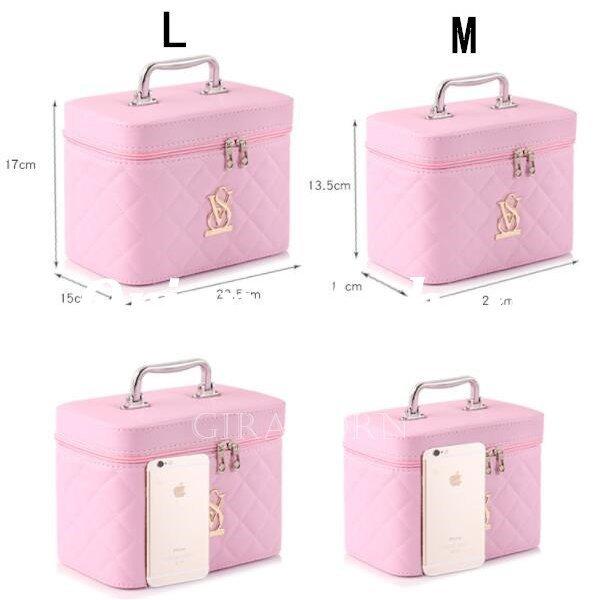 受注生産品 5color 大容量メイクボックス コスメボックス 鏡付き 雑貨 小物入れ 持ち運び可 ネイル プロ 美容 大容量 アクセサリー 収納 化粧品 おしゃれ Originaljustturkey Com