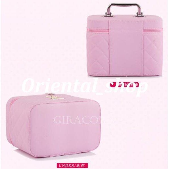 受注生産品 5color 大容量メイクボックス コスメボックス 鏡付き 雑貨 小物入れ 持ち運び可 ネイル プロ 美容 大容量 アクセサリー 収納 化粧品 おしゃれ Originaljustturkey Com