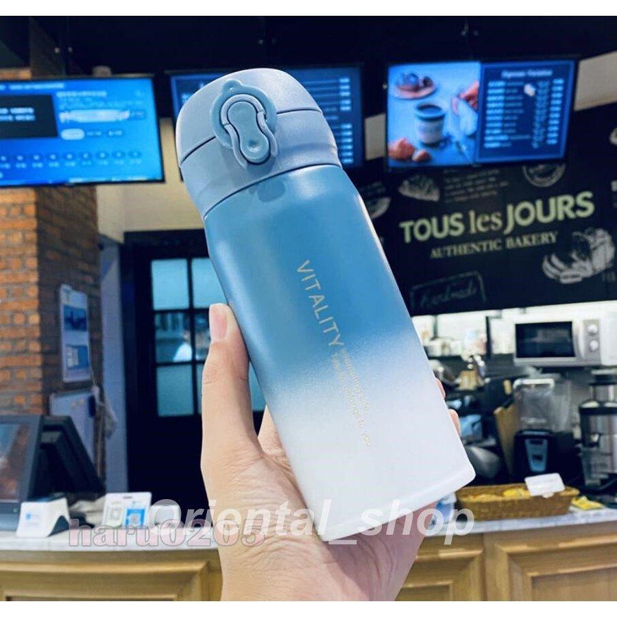 でおすすめアイテム 通勤 通学 軽量 ステンレス 直飲み 保冷 保温 おしゃれ 大容量 コップ グラデーション 魔法瓶 水筒 旅行 プレゼント ボトル 350ml 500ml 登山 アウトドア 水筒 カラー B Www We Job Com