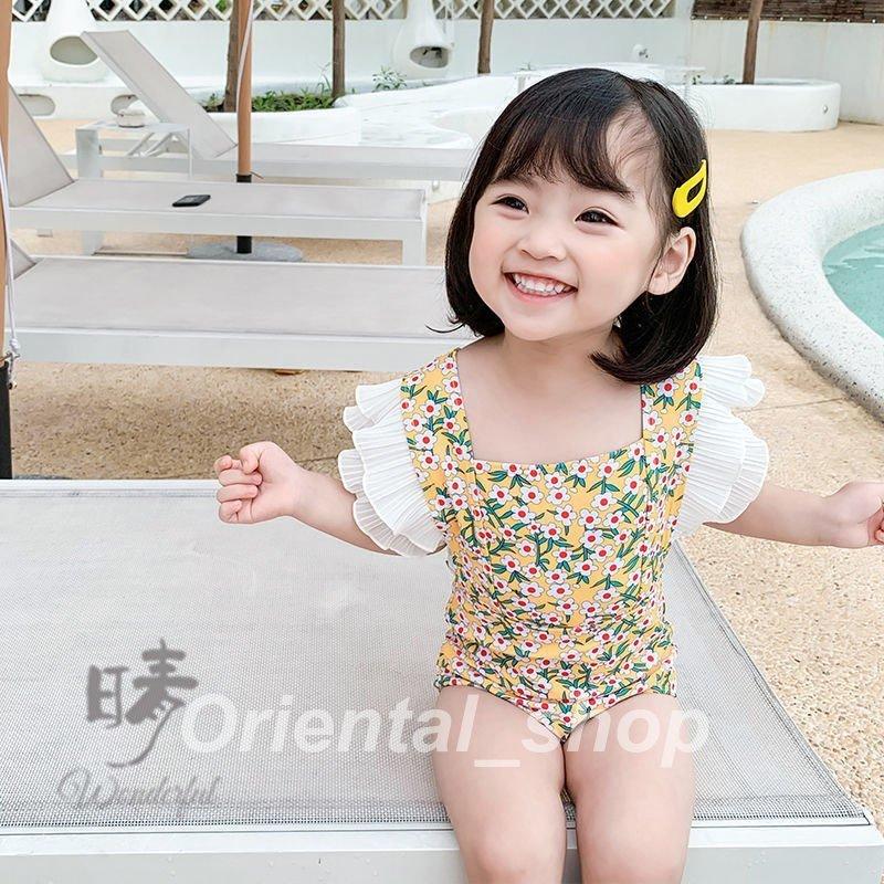 新作からsaleアイテム等お得な商品満載 水着 子供 女児水着 女の子 ワンピース水着 子供用 連体 フリル 花柄 ガールズ 女子 水遊び プール 海 温泉 ビーチ ジュニア 可愛い 子供水着 Dprd Jatimprov Go Id