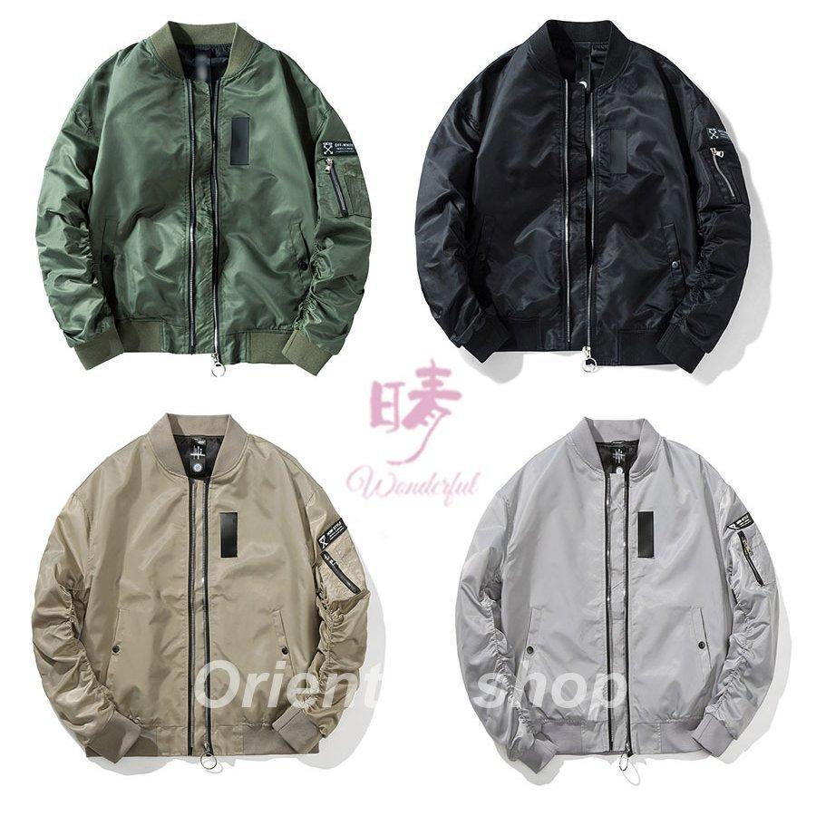 フライトジャケット メンズ スカジャン Ma 1 秋 ジャケット 緑 黒 ライダース ジャンバー 21新商品