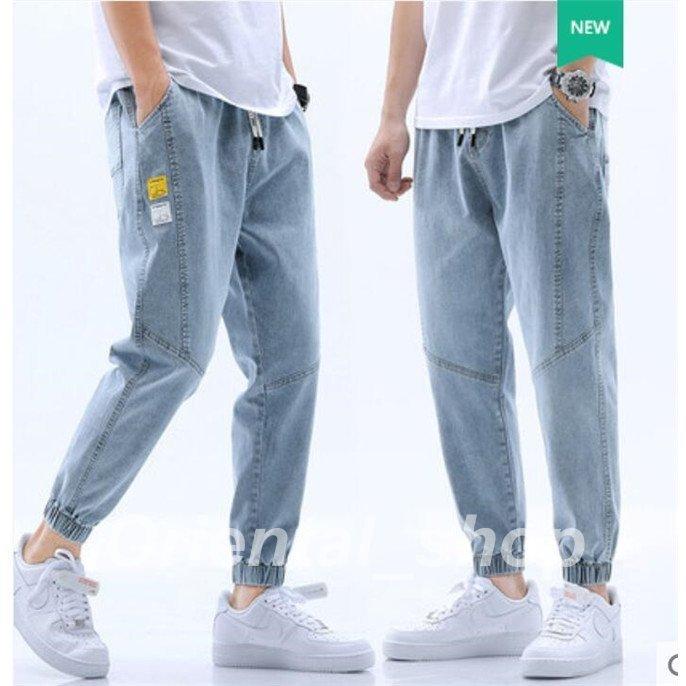 デニムパンツ メンズ ジョガーパンツ サルエルパンツ ジーンズ 春 秋 カジュアル ボトムス イージーパンツ 超激得sale