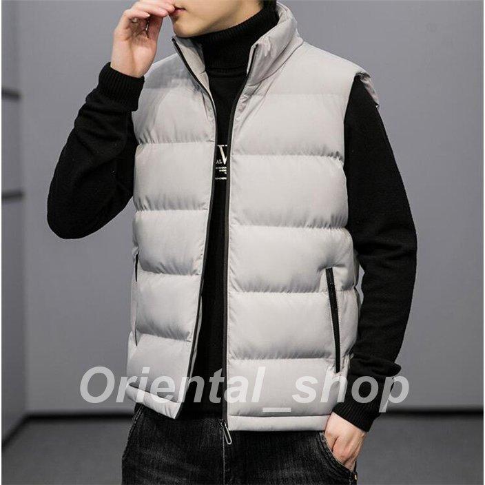 中綿ベスト メンズ ダウン ベスト ノースリーブ 秋 冬 ユニセックス コート 防寒 Tr Sys Com