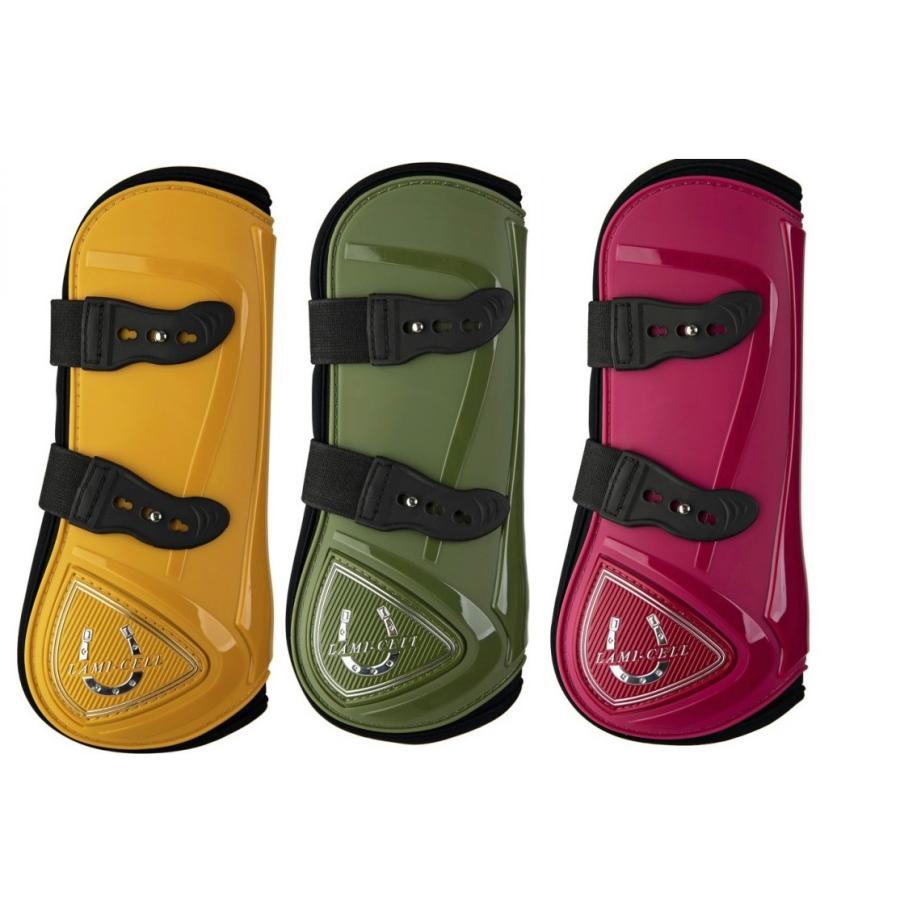 ドレッサージュ　エナメルプロテクター　4肢セット　レッグブーツ　乗馬用品　馬術 ドレッサージュ エナメルプロテクター 4肢セット レッグブーツ