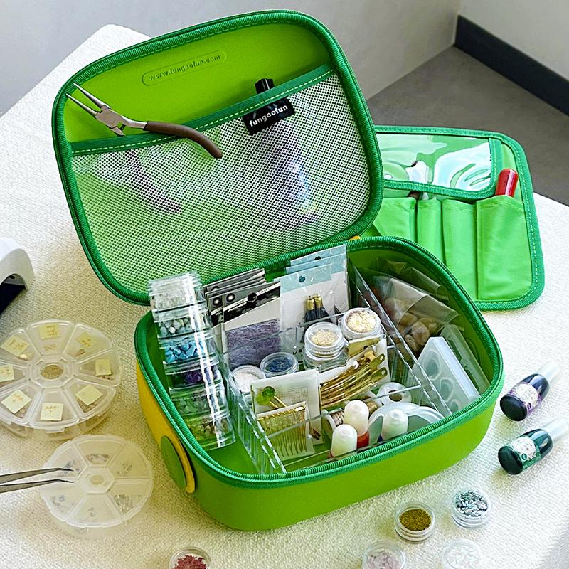 【新品】メイクBOX オリエンタルトラフィック メイクボックス 鏡付き 大容量 ミラー