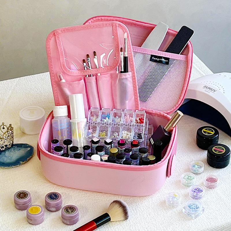 ❤メイクコスメをお洒落なインテリアに♪❤超大容量で大収納❣回転式✨メイクボックス コスメボックス 大容量 2段 360° 回転式 メイクボックス コスメ