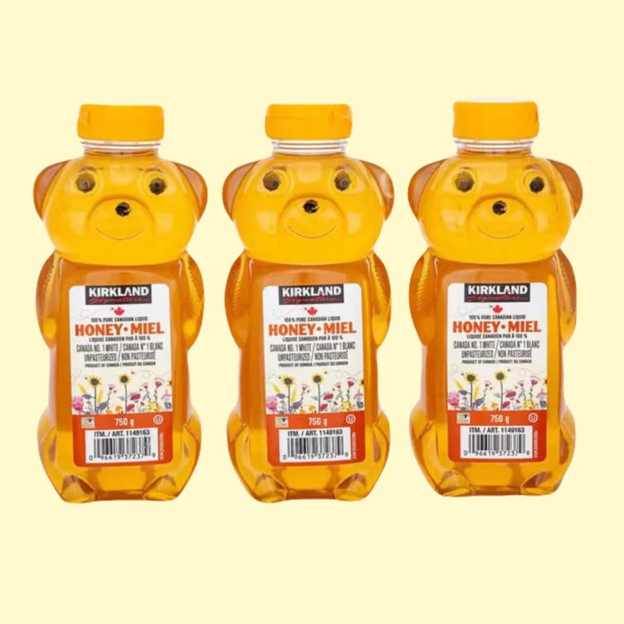 カークランドシグネチャー はちみつ ベアージャグ 750g x 3本　コストコ | KIRKLAND signature