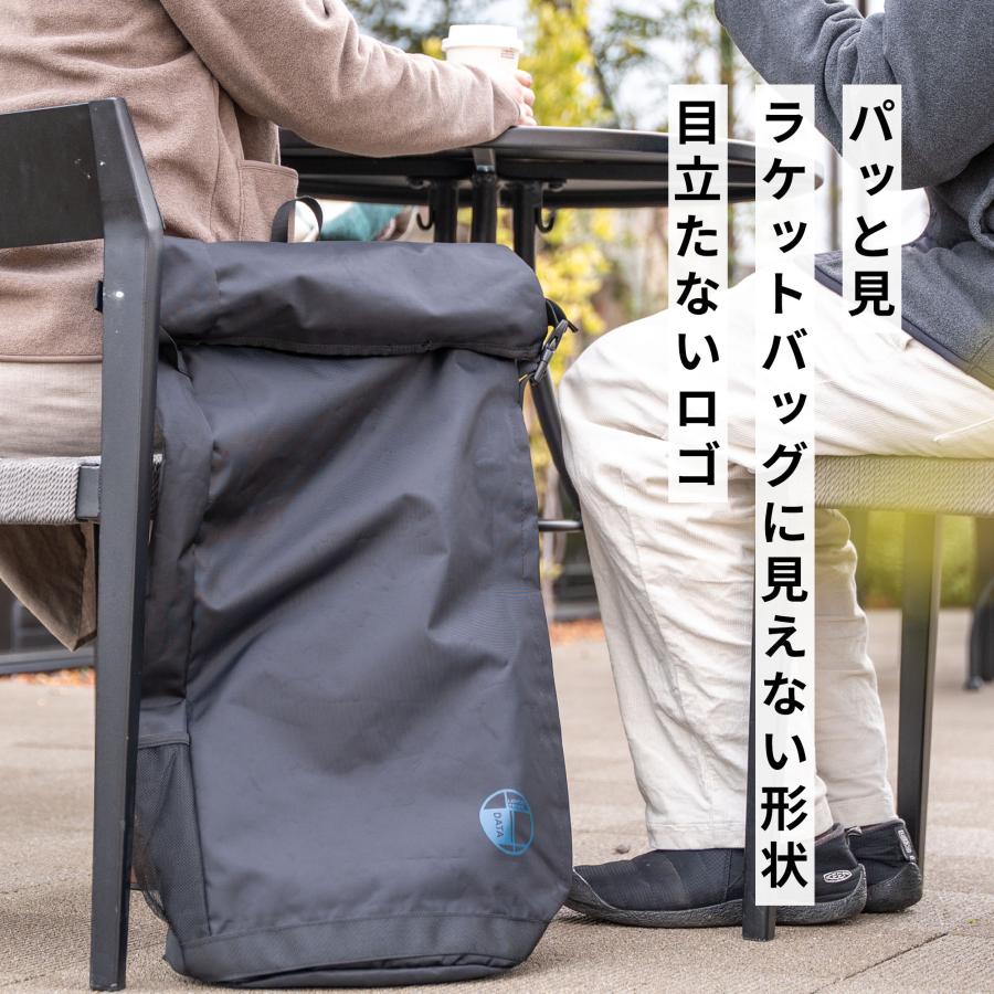 ラケットバッグ ラケットケース テニス バッグ リュック ラケット 2本収納可 シューズ 靴 黒色 ブラック 大容量 部活 サークル