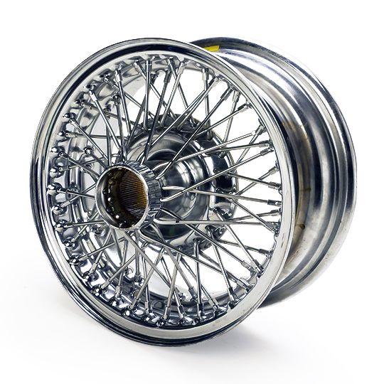 最安値，新品 ワイヤーホイール・クローム TR4/TR4A 15×4.5J・60本スポーク