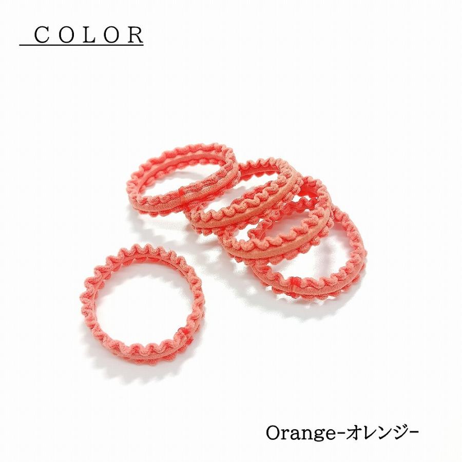 じゃらじゃら  ヘアゴム  秋色 ネイビー〉コットンパールのじゃらじゃらヘアゴム◇Creema限定 秋限定