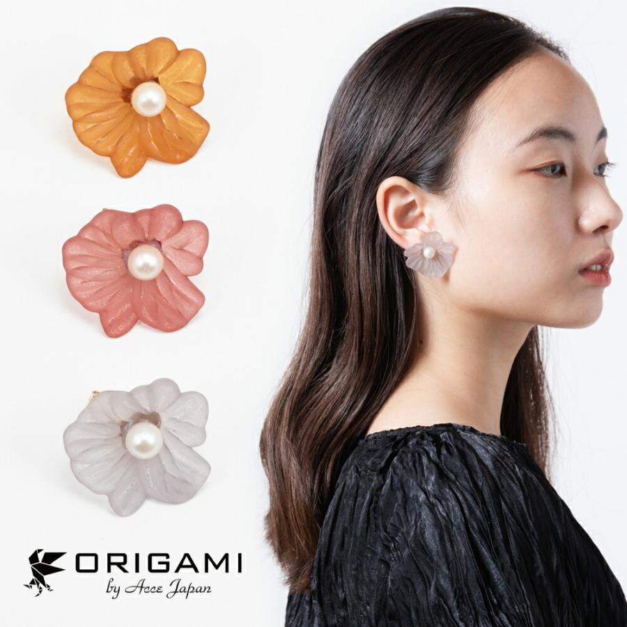 ファッション フラワープリント イヤリング パール おしゃれ 大ぶり 大きめ かわいい レディース 花 フラワー グレー ワイン ブラウン 送料無料 M5qo010irr Freshinter Co Th