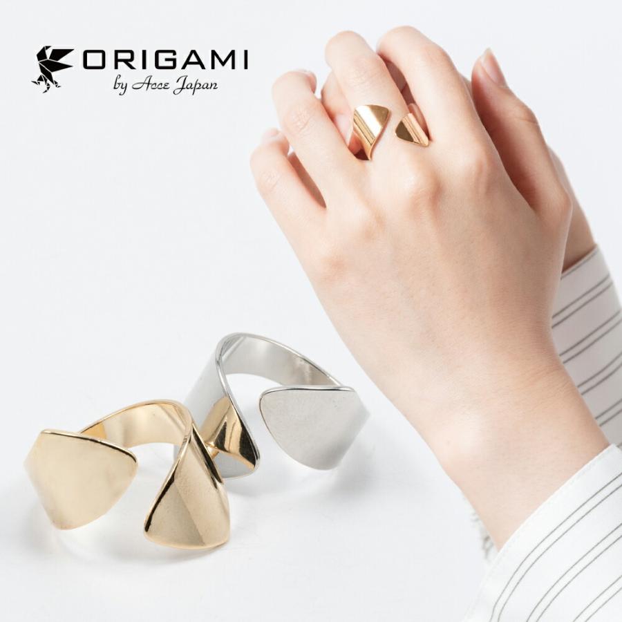 リング 指輪 レディース フリーサイズ ごつめ 太め 真鍮 おしゃれ シンプル 大人 ラップリング シルバー ゴールド 送料無料 Nrg 032 Origami By Aj 通販 Yahoo ショッピング