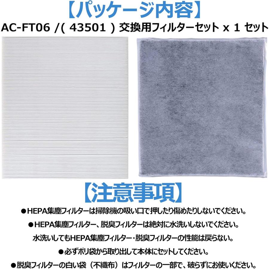 AC-FT06 集塵 脱臭フィルターセット ac-ft06 フィルターツインバード