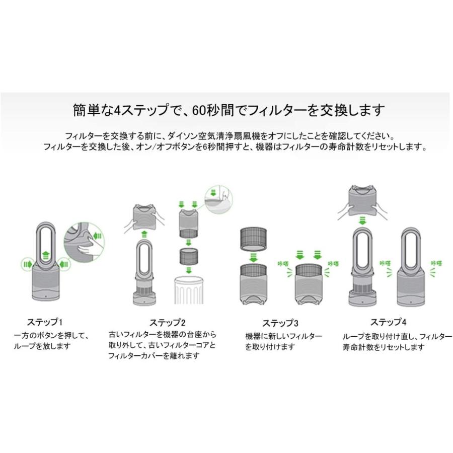 空気清浄機能付ファン ダイソン　交換用フィルター dyson 交換用フィルター TP03 TP02 TP00 AM11 互換品 非純正｜orige｜07