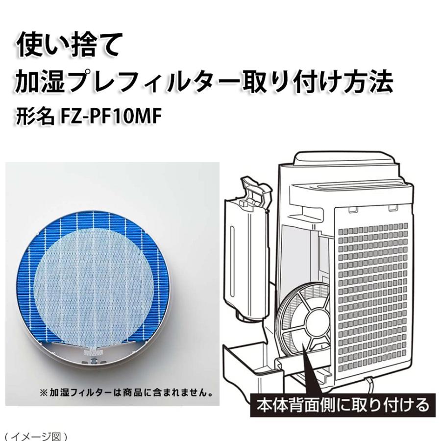 SHARP（シャープ） シャープと互換性ある 使い捨て加湿プレフィルター