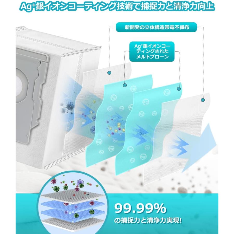 ルンバ 交換用紙パック i3+/i5+/i7+/j7+/s9+/コンボj7+ ロボット掃除機