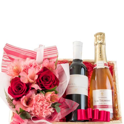 母の日 母の日21 花とワインギフト ワイン お酒 プレゼント 生花 フラワーバスケット 赤ワイン ロゼワイン フランス産 記念日 結婚祝い Og35 ワインとギフトの専門ストア 通販 Yahoo ショッピング