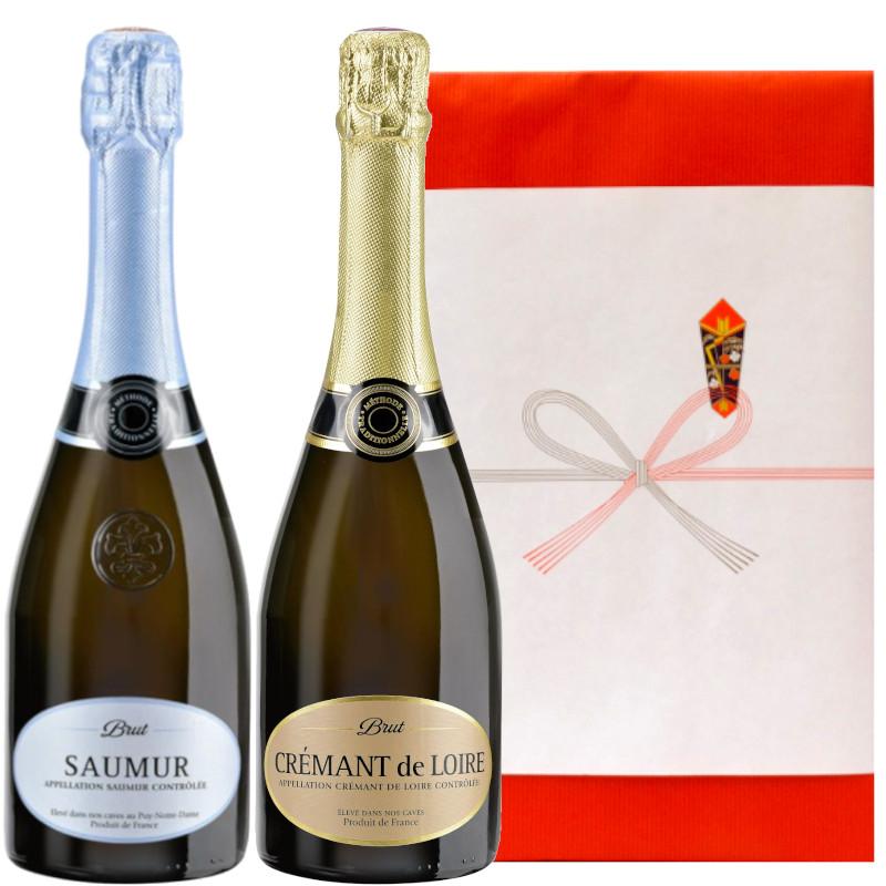 父の日ギフト 21 お酒 スパークリング ワイン セット フランス 2本 飲み比べ メッセージカード Og99 Jsaucrl ワインとギフトの専門ストア 通販 Yahoo ショッピング