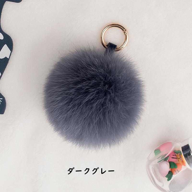 FENDI ファー キーホルダー ボンボン型　ストラップ　チャーム　ピンク　赤 ファー チャーム 13cm バッグ キーホルダー フォックス ラビット