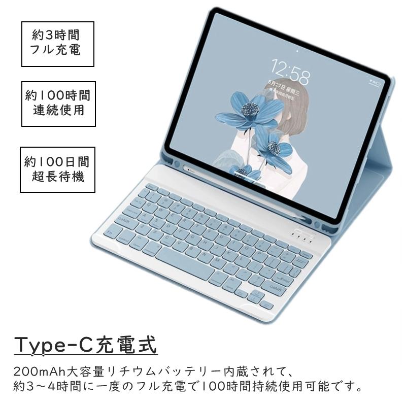 iPad キーボード ケース ペン収納 iPadA16 第11世代 第10世代 第