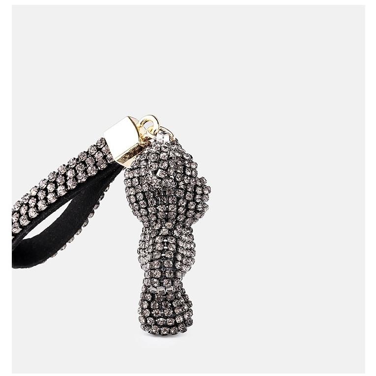 ミニクマ バッグチャーム くま キーホルダー かわいい アクセサリー ラインストーン キーチェーン プレゼント 最適 レディース 6色 女性 人気 キラキラ 鍵 Keybearnew オリジンショップ 通販 Yahoo ショッピング