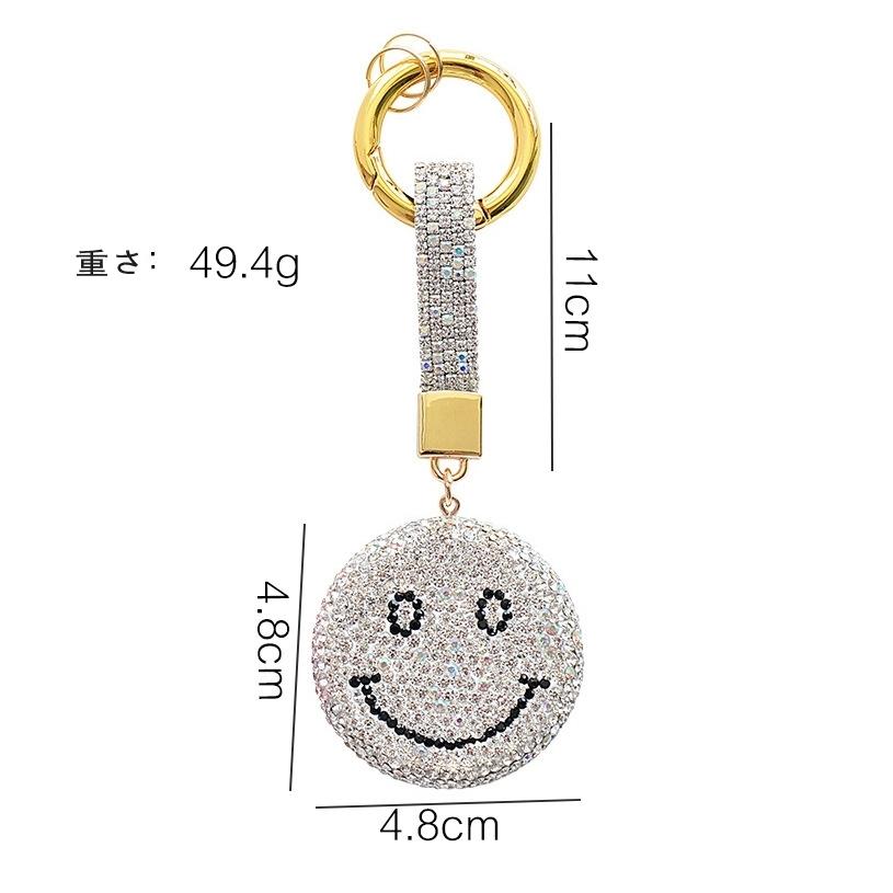 ニコちゃんチャーム スマイルマーク キーホルダー おしゃれ かわいい アクセサリー キーチェーン プレゼント 最適 レディース バッグチャーム キラキラ 鍵 Keyface オリジンショップ 通販 Yahoo ショッピング