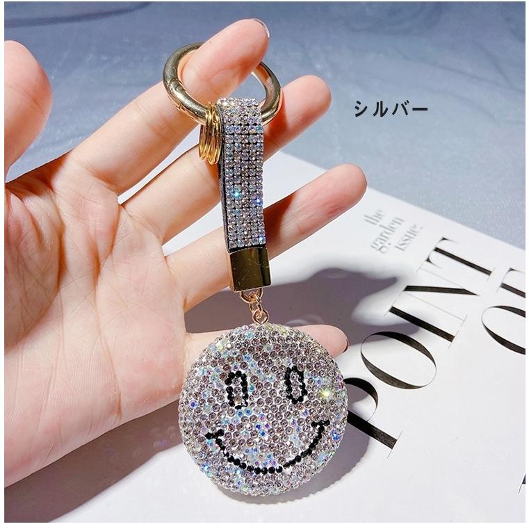 ニコちゃんチャーム new スマイルマーク キーホルダー おしゃれ