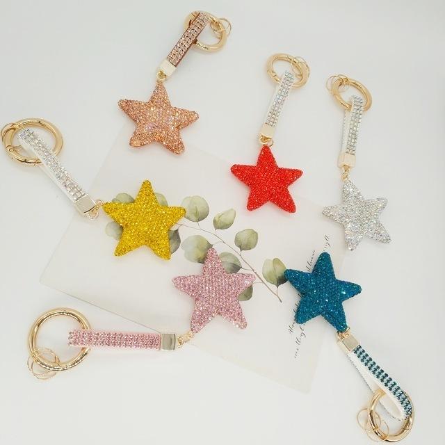 バッグチャーム 星 タッセル キーホルダー おしゃれ かわいい