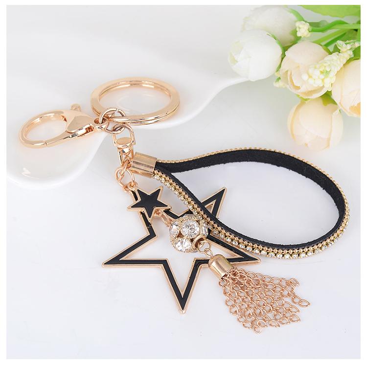 バッグチャーム 星 アクセサリー タッセル キーホルダー おしゃれ