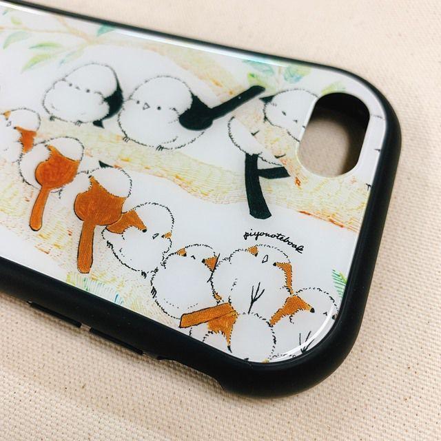 グリップケース シマエナガのえだしまだんご（ひなだんご） iPhone SE