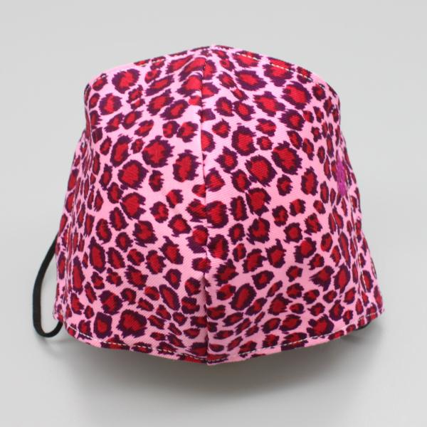 ひょう柄 刺繍 キスマーク おしゃれ 裏ガーゼ ファッションマスク