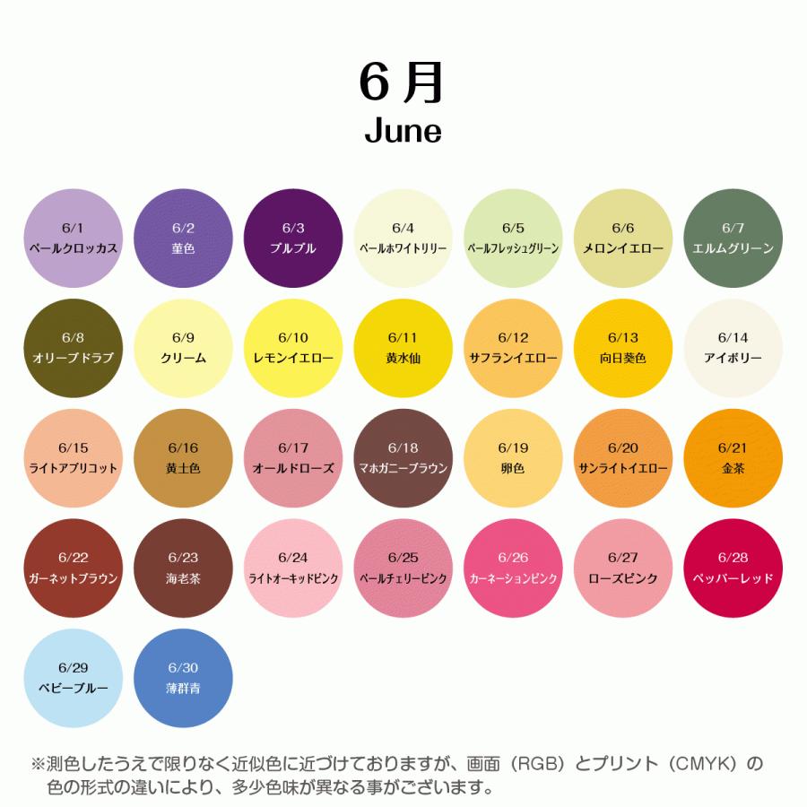 お名前シール【バースデイカラー（6月）タイプ】キーホルダー付（校正