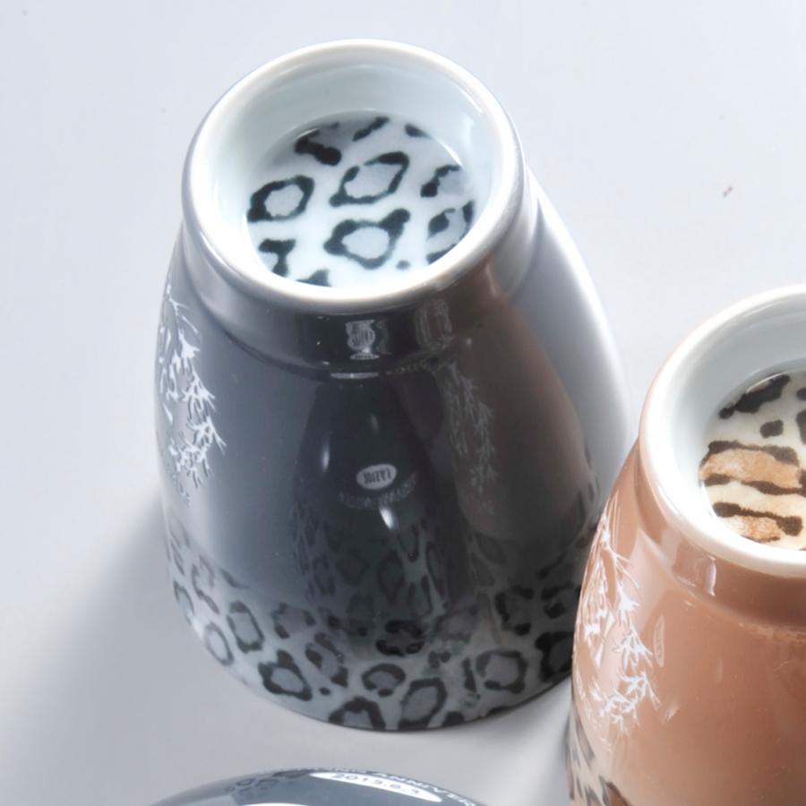 名入れ ギフト SXX 有田焼 ヒョウ柄 湯呑 木箱入り : 名入れのギフト