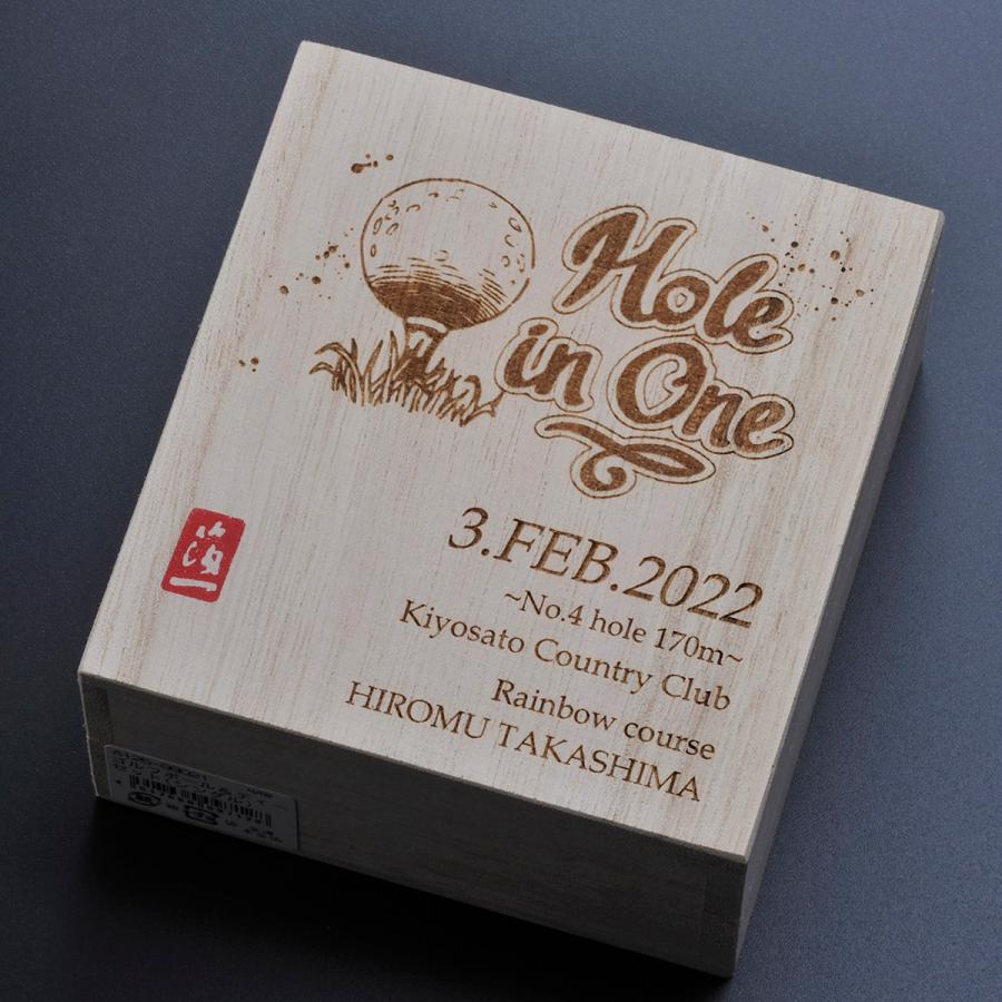 名入れ ギフト LXX ゴールド ゴルフボール ティーセット シングル 木