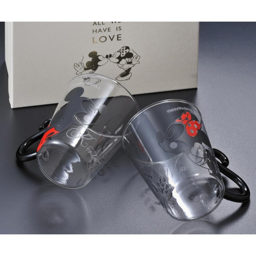 バレンタインギフト 結婚祝 おしゃれ ディズニー グラス 名入れ 名前入り 耐熱ペアマグ ミッキー ミニー Gr Air Dn Tn 名入れのギフトハートangelic 通販 Yahoo ショッピング