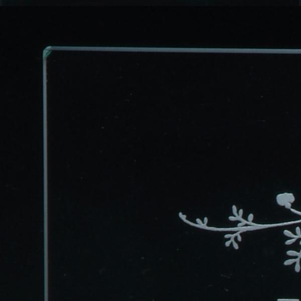 表彰式　記念品　クリスタル　盾　結婚祝い　出産祝　記念日　写真たて　名入れ プレゼント オリジナルメッセージ　ガラスカードMサイズ |  | 03