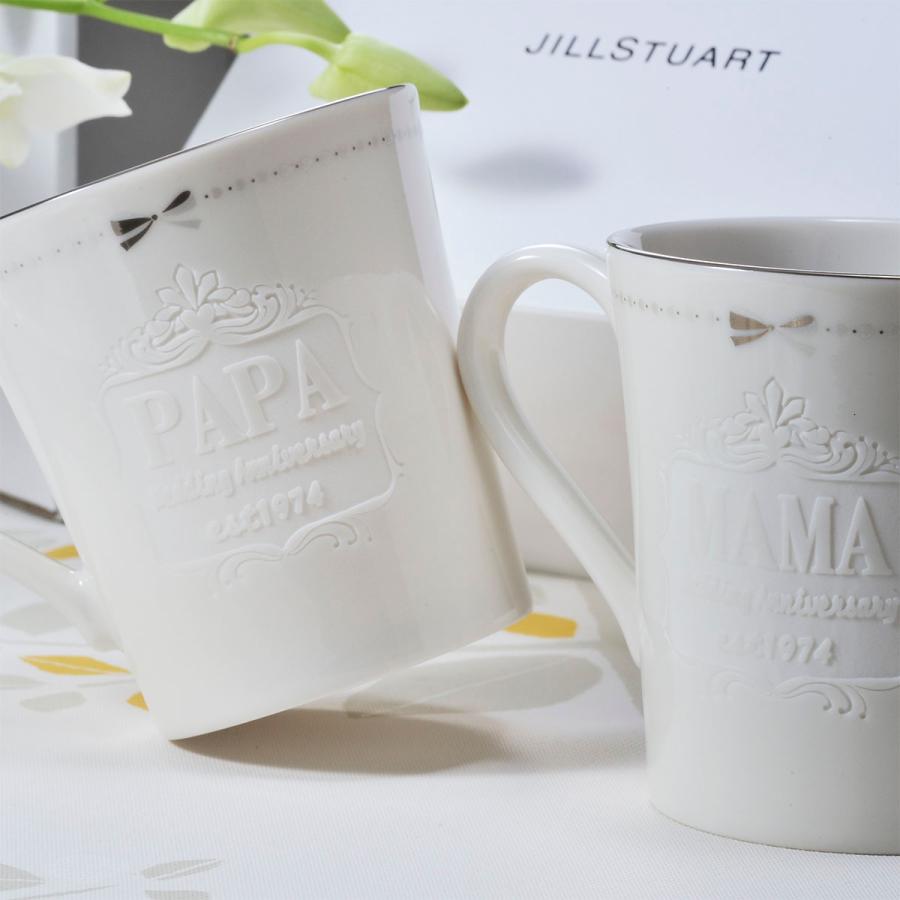 名入れ　結婚祝い　ペア　カップル　ジルスチュアート ペアマグ　マグカップ　JILLSTUART｜original｜02