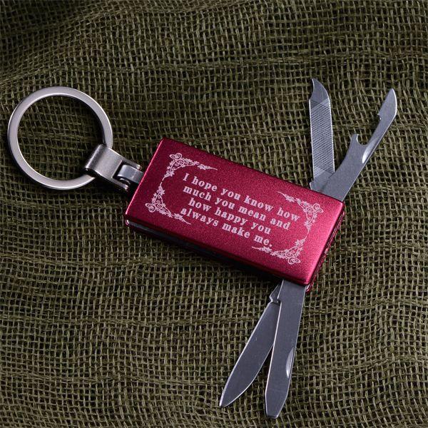 誕生日プレゼント 男性 彼氏 旦那 名入れ プレゼント ４機能付マルチステンレススクウェアキーリング Kh Mc4 Stt 名入れのギフトハートangelic 通販 Yahoo ショッピング