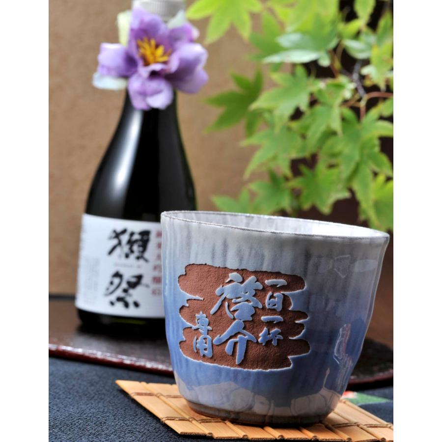 名入れ ギフト SXX 九谷焼 釉彩 焼酎カップ 単品 木箱入り_6