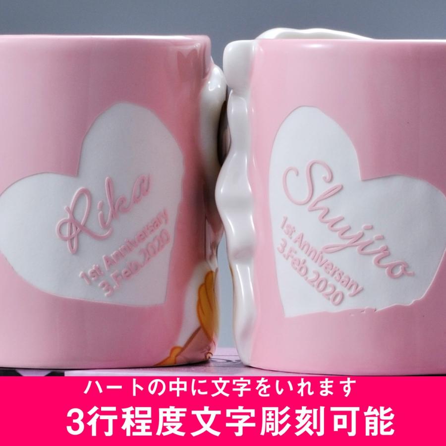 結婚祝 名入れ プレゼント カップル ペア 周年記念 ディズニー 美女と野獣 ベル ビースト キス ペア マグカップ Mag Par Bjyj 名入れのギフトハートangelic 通販 Yahoo ショッピング