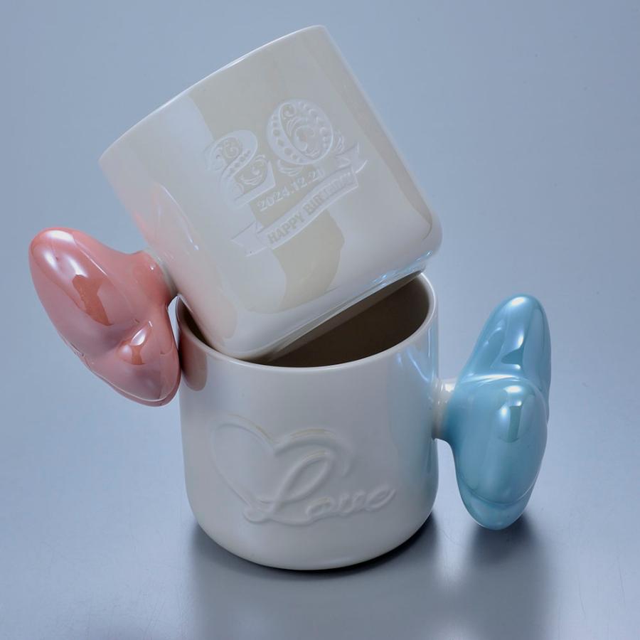 母の日 名入れ ギフト SXX マグカップ ぷっくりリボンマグカップ