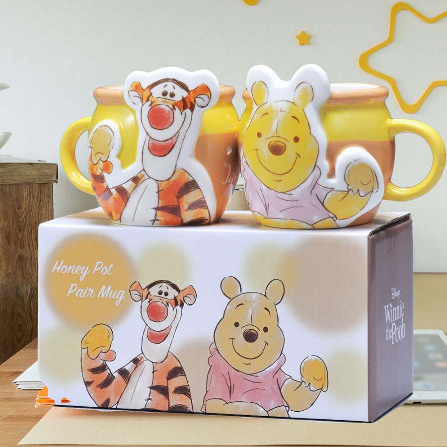 Disney（ディズニー） 名入れ ギフト SXX ペアマグカップセット ハニー