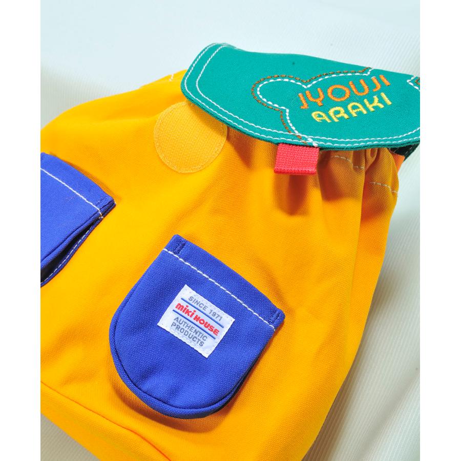 名入れ ギフト CXX ベビーギフト ミキハウス MIKIHOUSE くまさんステッチベビーリュック Mサイズ 専用BOX入り 紙袋付き_5