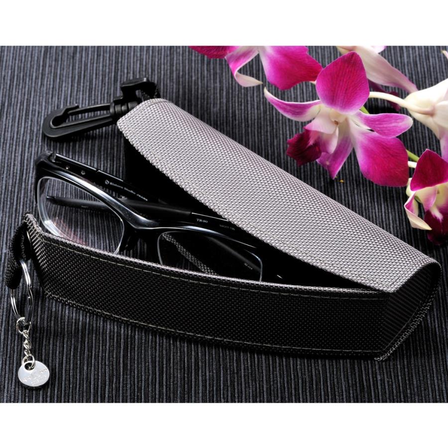 名入れ ギフト プレゼント　ギフト　誕生日　カジュアル　メンズ　男性　縦型ポーチ式グラスケース　ネームプレート付き |  | 04