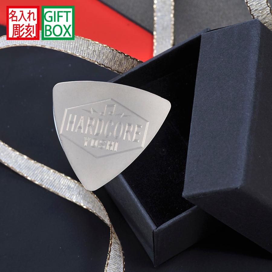 名入れ ギフト MXX ピック オリジナル ステンレス ギターピック